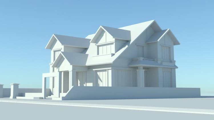 Free 3D Scene House Model Sketchup File 48 By Vo Quang Tuan (1)