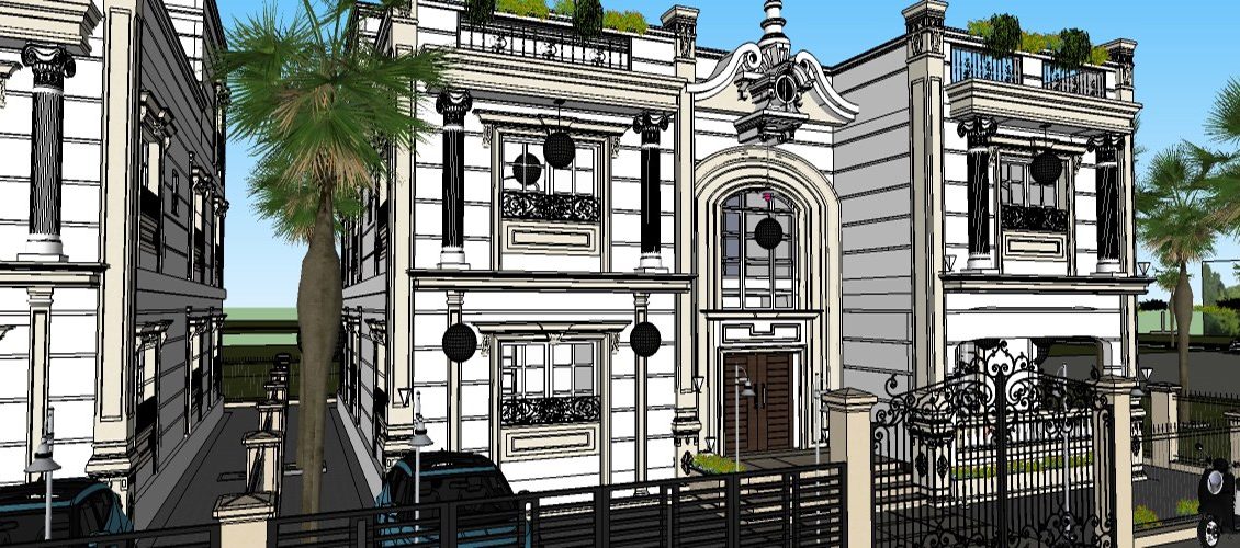 Free 3D Scene Villa Model Sketchup File 58 By Architect Basiony Ahmed Elrefaey (8)
