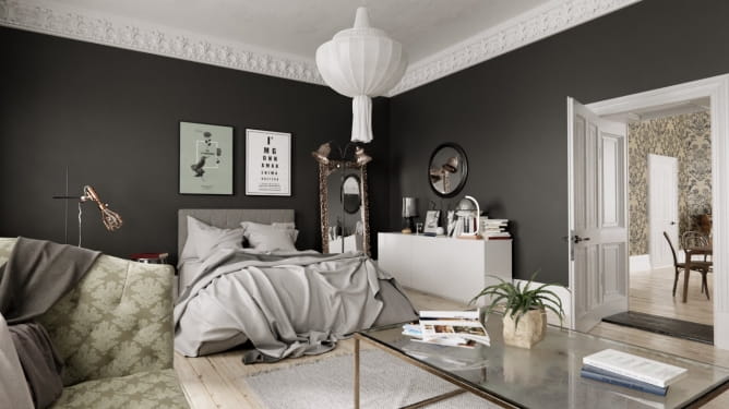 How to create stylish Bedroom in Blender