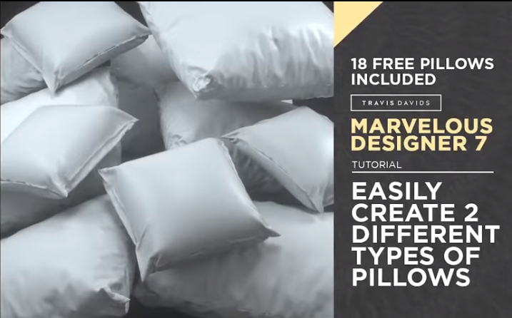 How To Create Pillow With Marvelous Design From Travis Davids
