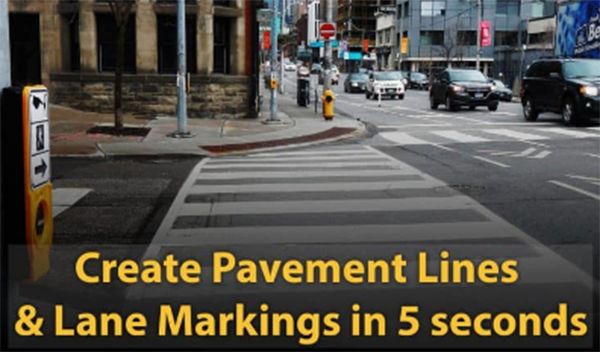 Tutorials How To Create Pavement Lines & Lane Markings In 5 Seconds With Dashed Lines Generator