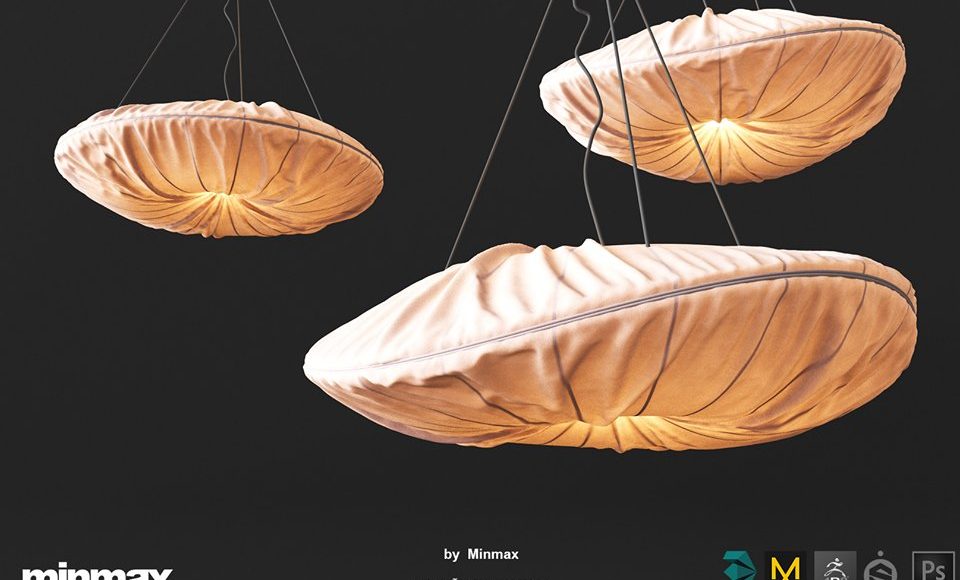 Download Free 3D Model Fabric Lamp by Nguyen Minh Khoa