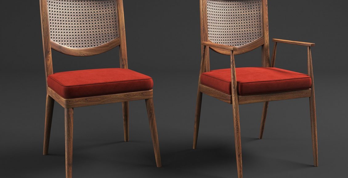 Download Free 3D Model Rattan chair and armchair By Nguyen Minh Khoa