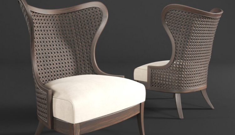 Download Free 3D Models LEVINE WING CHAIR by Nguyen Minh Khoa 2