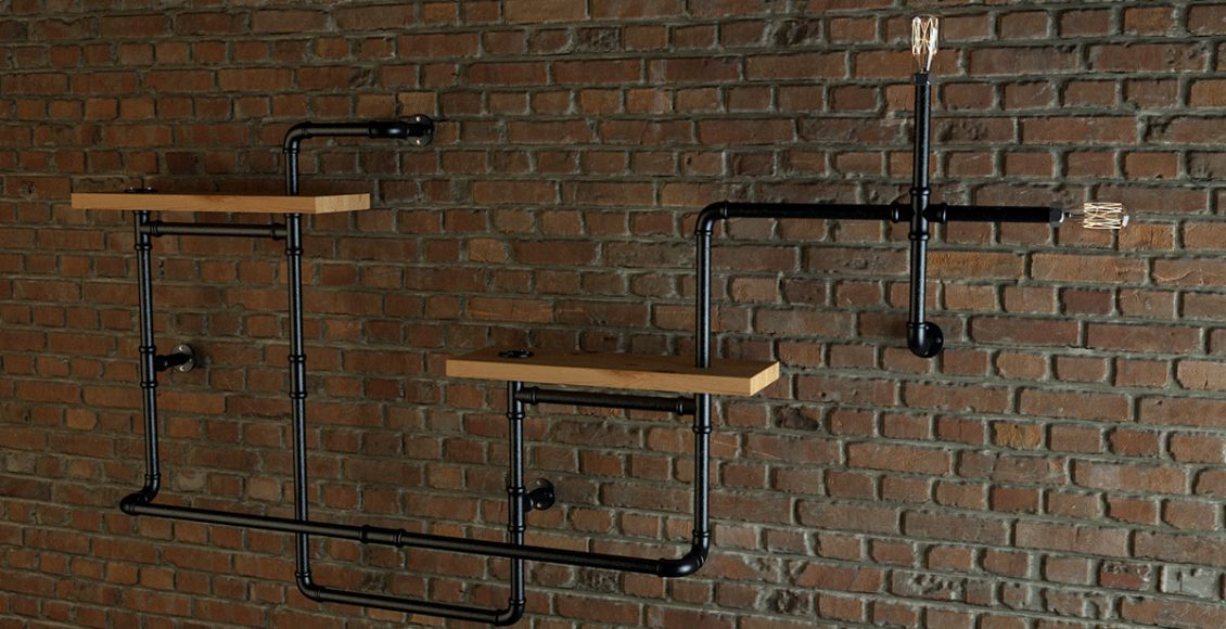 Download Free Pipe Shelves Model by Iskren Marinov 1