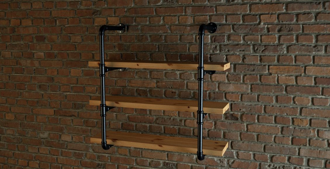 Download Free Pipe Shelves Model by Iskren Marinov 4