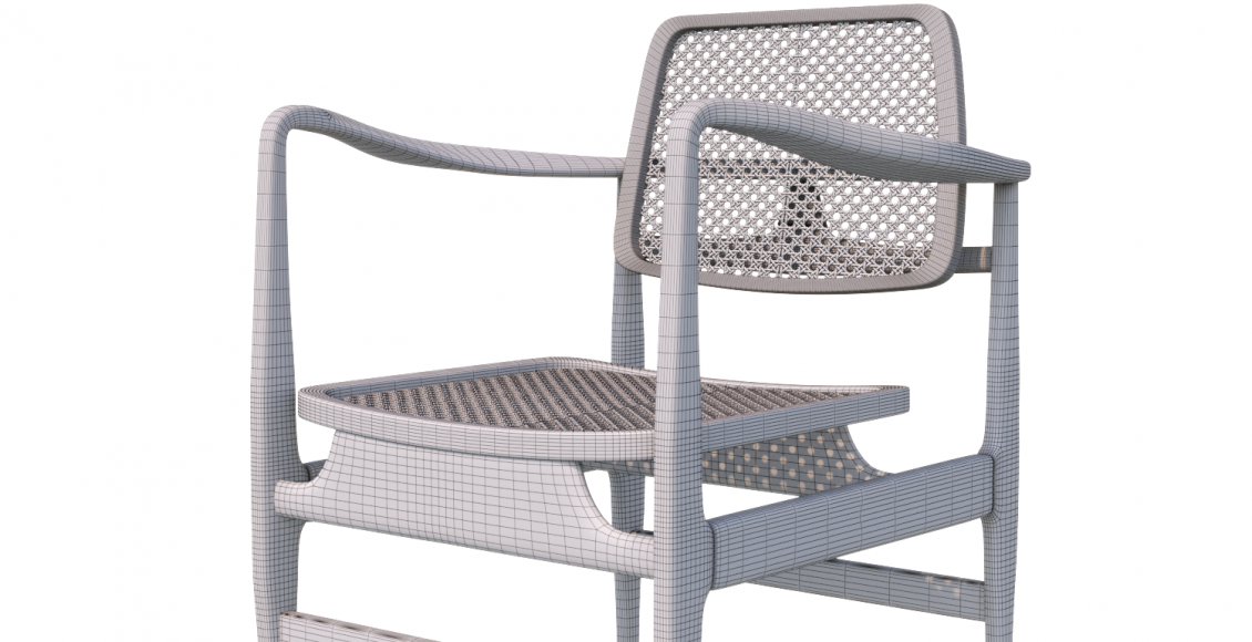 Free 3D Model Oscar Chair by Allison Thiago 2