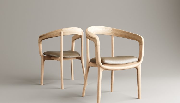 Free 3D Model Wooden Chair by SETLA Studio 2