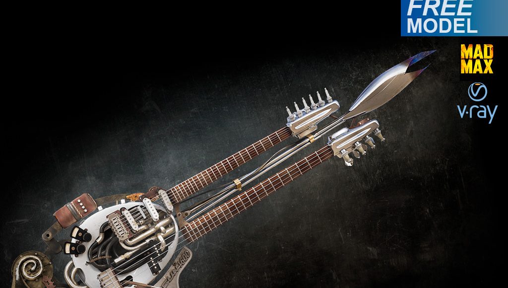 Free 3d model The Doof Warrior’s Guitar by Alexey Ryabov