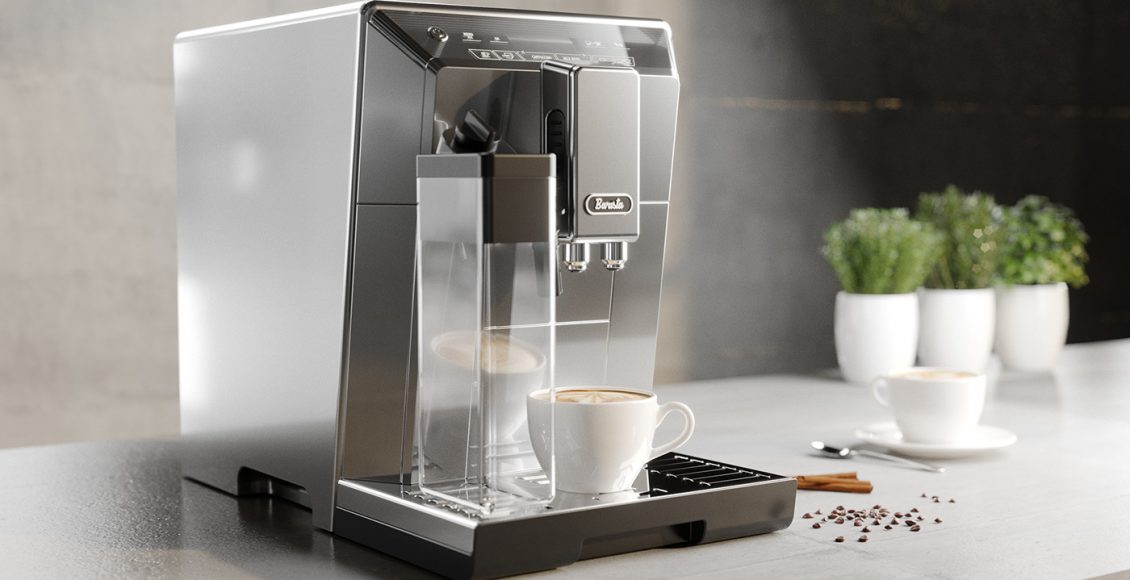 Free Coffee machine 3d model by Viz-People 1