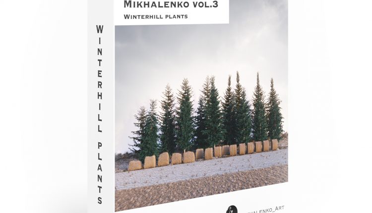 FREE 3D Models collection – Mikhalenko vol.03 Wintehill plants