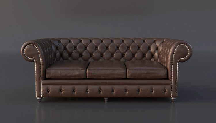 FREE Chesterfield Couch 3D Model By GonzaloBriceno 1