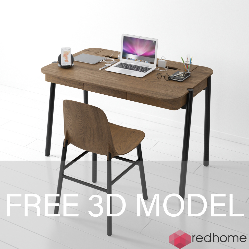 FREE 3D Redhome Table Model by Redhome Visual