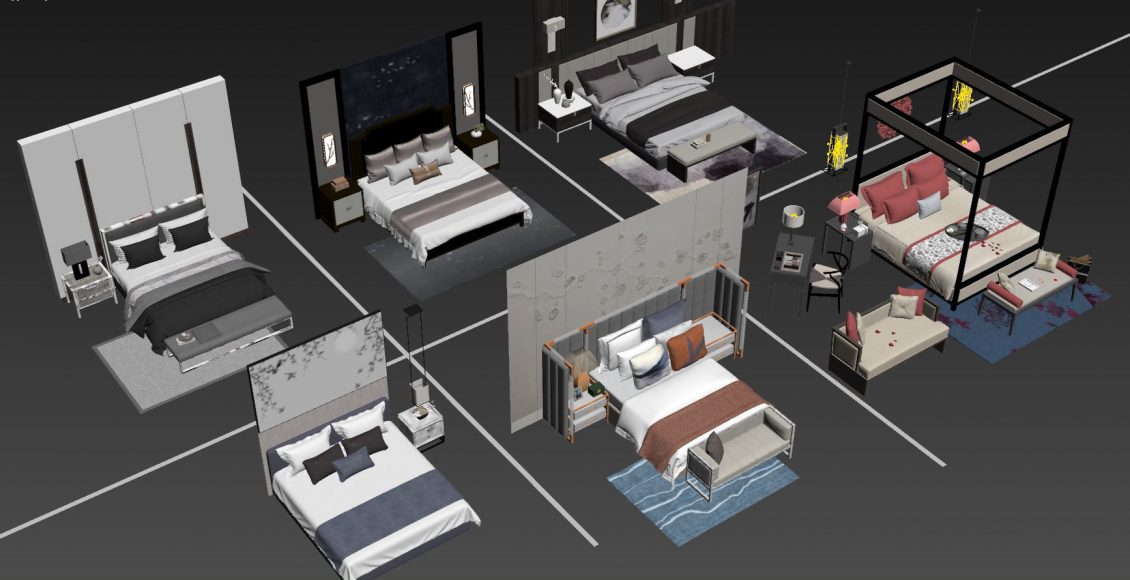 Free 3d Model Beds 7 by Doan Nguyen