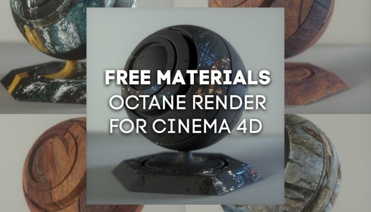 5 Free Octane Materials For Cinema 4D from Jacob Capener