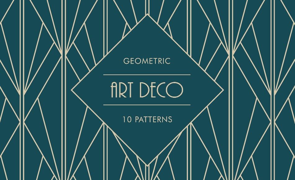 Free Download Art Deco Geometric Patterns
