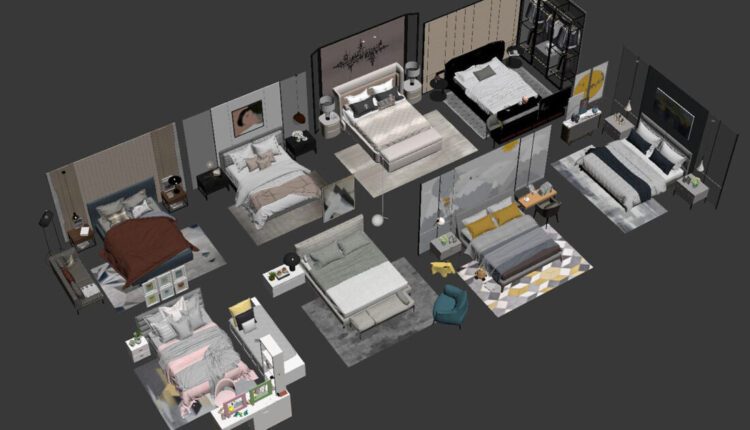 Free 3d Model Beds 10 by Doan Nguyen