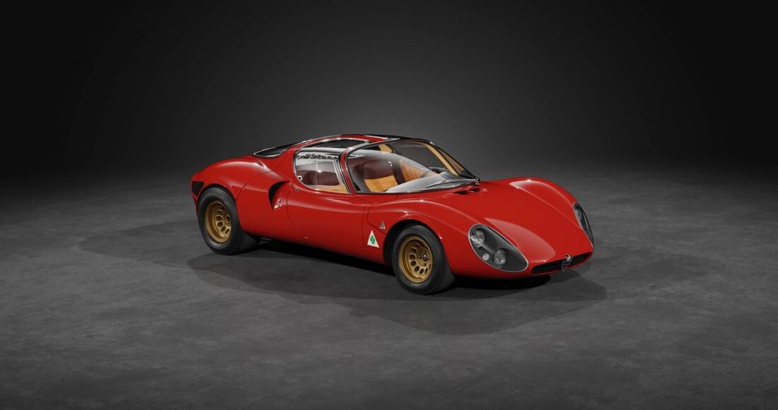 1967 Alfa Romeo Tipo 33 Stradale free 3d model By Luis Lara