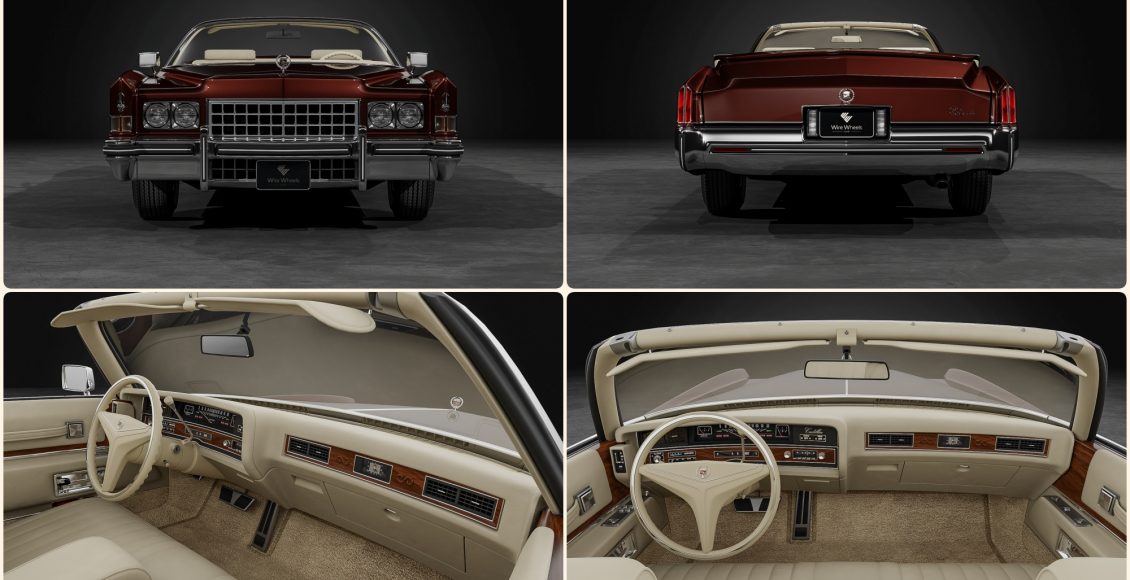1973 Cadillac Eldorado free 3d model By Luis Lara (1)
