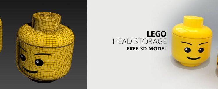 Free 3d model Head Storage by Lego