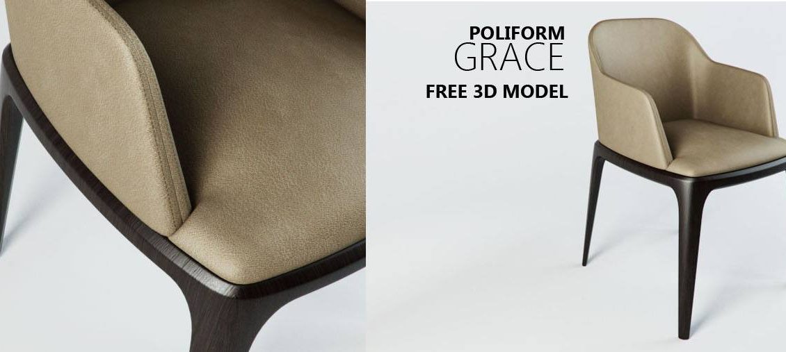 Free 3d model Poliform Grace by Mibs studio