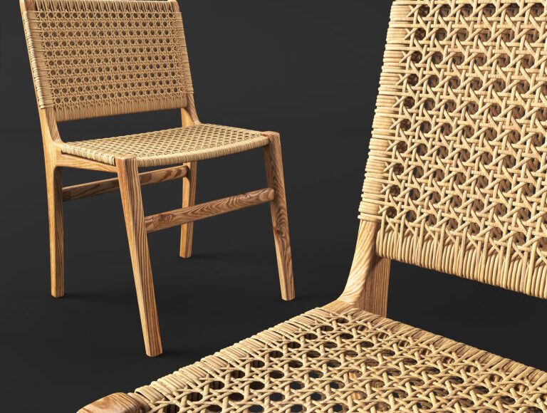 Download Free 3D Models Rattan chair 1 by Nguyen Minh Khoa