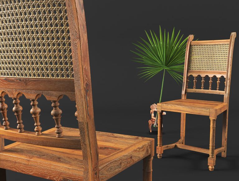 Download Free 3D Models Rattan chair 2 by Nguyen Minh Khoa