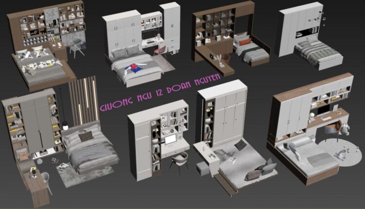 Free 3d Model Beds 12 by Doan Nguyen