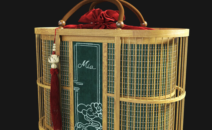 Free 3D Model Mia Moon Cake Gift Basket By Nguyen Minh Khoa