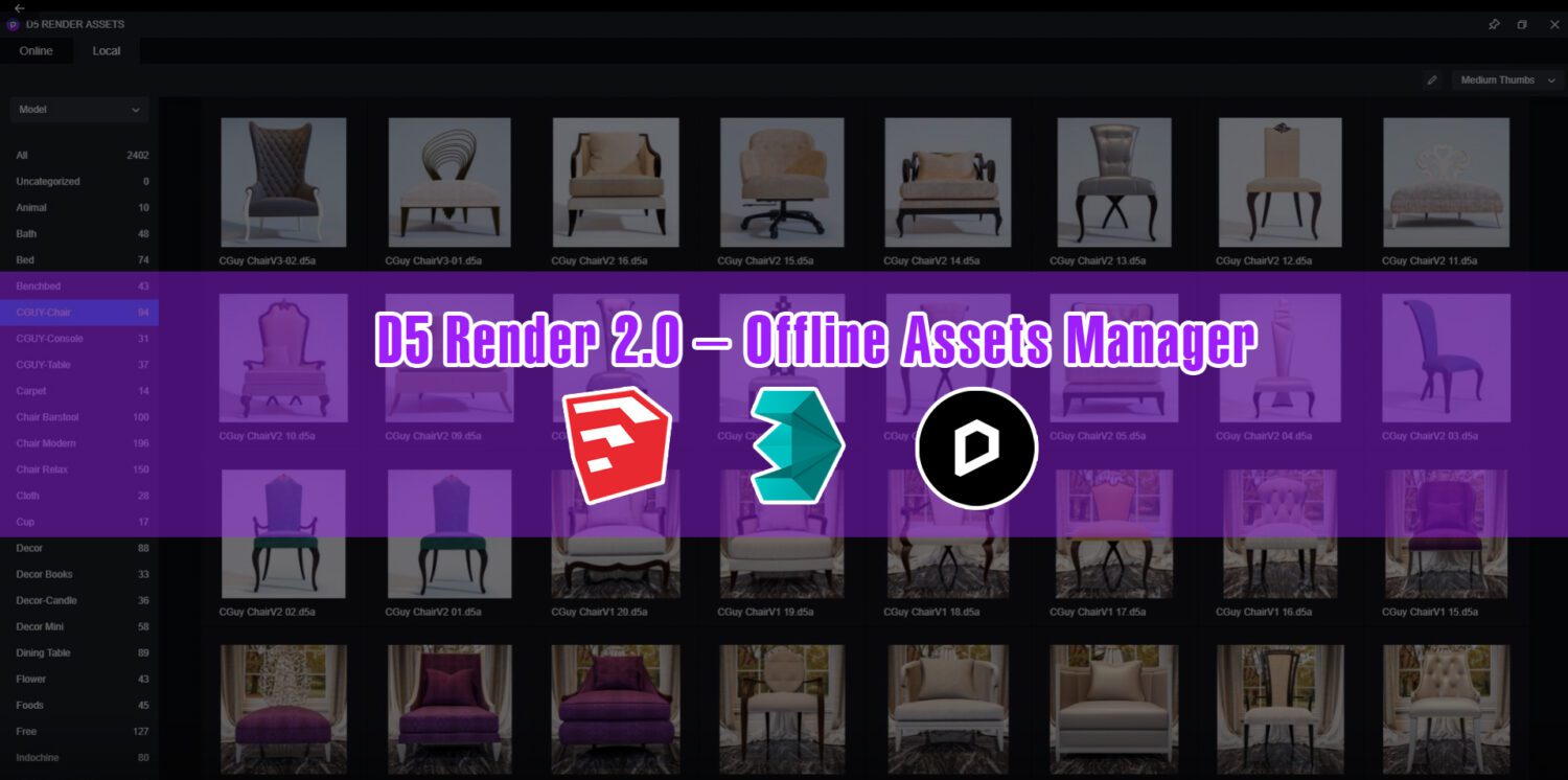 D5 Render 2.0 – Offline Assets Manager