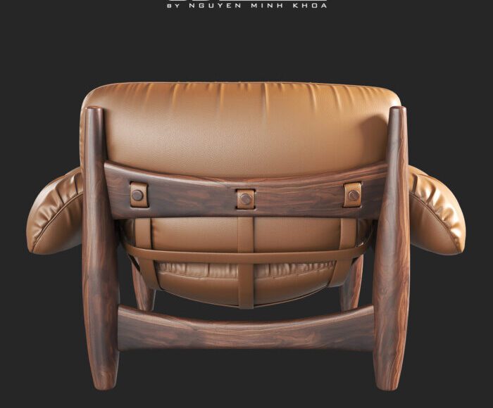Free 3D Mole Lounge Armchair By Nguyen Minh Khoa (2)