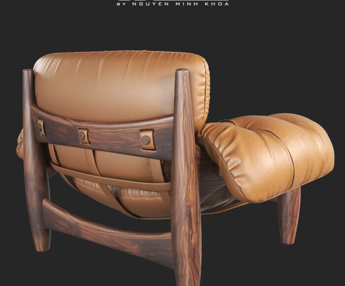 Free 3D Mole Lounge Armchair By Nguyen Minh Khoa (5)
