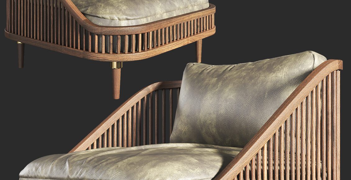 Free 3D Model KBH Lounge Chair 203 By Nguyen Minh Khoa