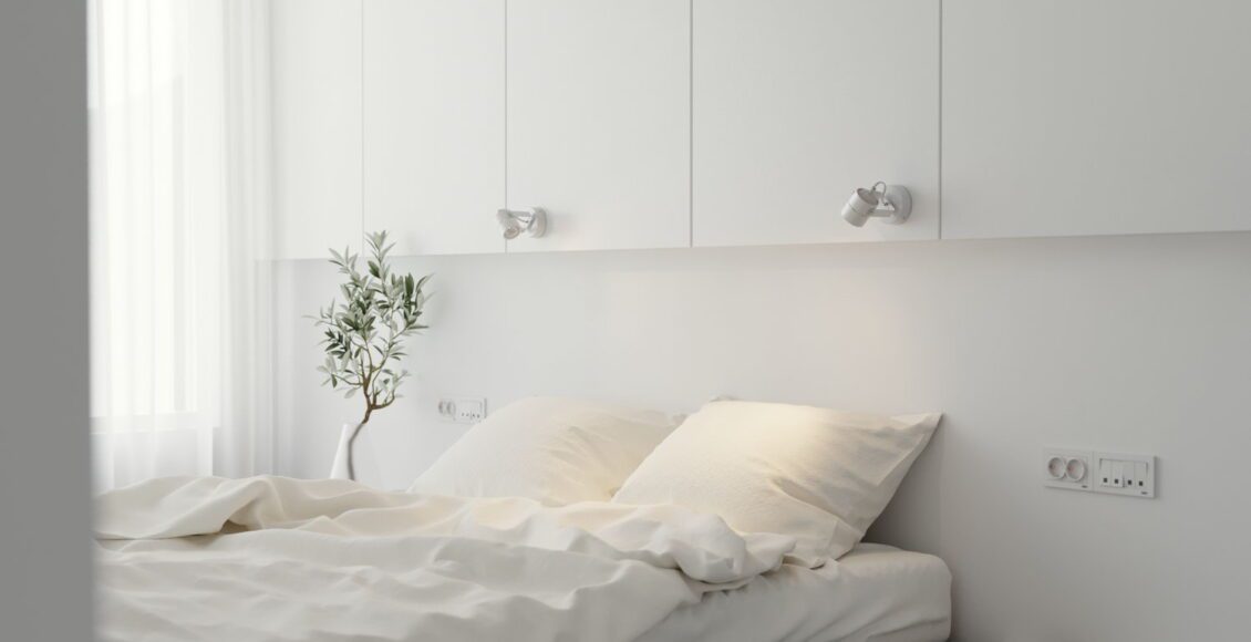 Tutorial Corona Render Minimalist interior bedroom by Uri Bean