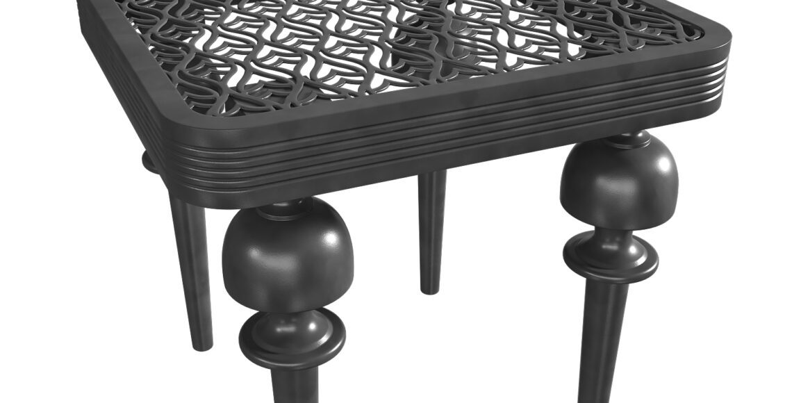 Free 3D Model Hemingway Square End Table By Nguyen Minh Khoa (2)